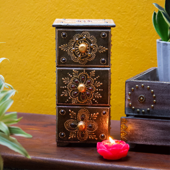 Traditional Multi-Purpose Organizer with Hand Work