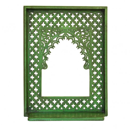 Jalidar Mehrabi Dressing Mirror Frame Rustic Green Jalidar Mehrabi Dressing Mirror Frame Rustic Green