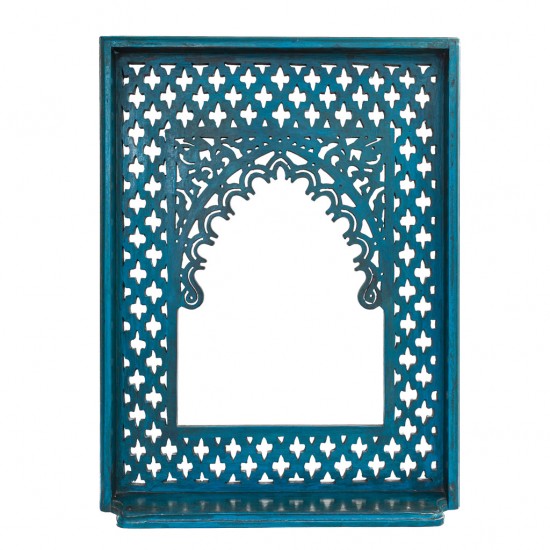 Jalidar Mehrabi Dressing Mirror Frame Rustic Blue