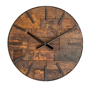Sleeper Wood Wall Clock Dia 18 inches