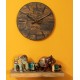 Sleeper Wood Wall Clock Dia 18 inches