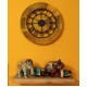 Wooden Finish Roman Numbers Wall Clock Dia 18 inches