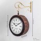 Railway Clock - Sleeper Wood - Medium Railway Clock - Sleeper Wood - Medium