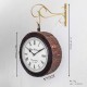 Railway Clock - Sleeper Wood - Large Railway Clock - Sleeper Wood - Large