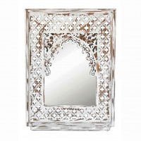 Jalidar Mehrabi Dressing Mirror Distressed White