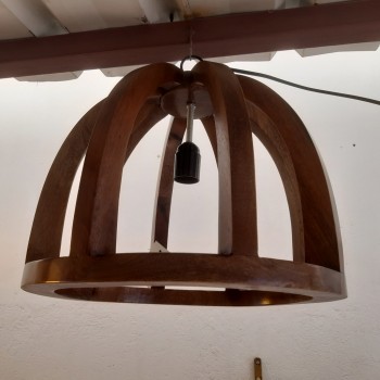 Antique Natural Light Brown Hanging Pendant Lamp