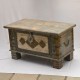 Treasure Box / Pitara Grey - White Rustic Finish Brass Art Treasure Box / Pitara Grey - White Rustic Finish Brass Art