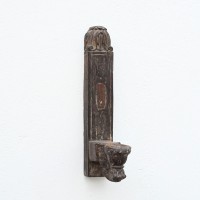 Vintage Wooden Carved Wall Candle Holder