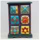 6 Drawers Ceramic drawers Mini Chest Painted 6 Drawers Ceramic drawers Mini Chest Painted