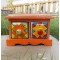 Two Ceramic Drawers Wooden Mini Chest - Assorted