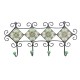 Ceramic Iron Craft Four Hooks Hanger - Assorted Ceramic Iron Craft Four Hooks Hanger - Assorted