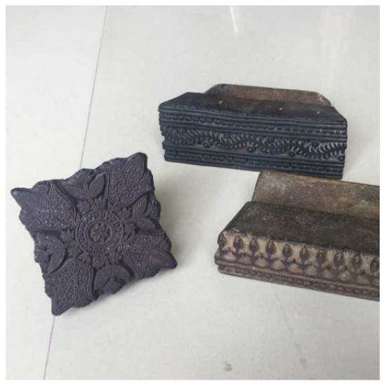 Wooden Handprint Blocks- Kashmiri