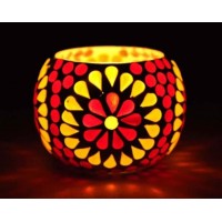 Roli Poli T-Light Votive - Assorted Multicolored (Set of Four)