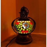 Glass Mosaic Handi Lamp - 3