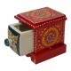Single Ceramic Drawer Wooden Mini Chest - Assorted Colours Single Ceramic Drawer Wooden Mini Chest - Assorted Colours