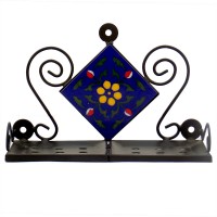 Iron-Ceramic Tile Double Stand