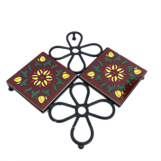 Hot Plate Iron & Ceramic Tile -  Chowki