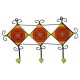 Ceramic Iron Craft Three Hooks Hanger - Assorted Ceramic Iron Craft Three Hooks Hanger - Assorted