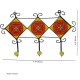 Ceramic Iron Craft Three Hooks Hanger - Assorted Ceramic Iron Craft Three Hooks Hanger - Assorted