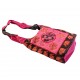 AUM Bag, Organic Pink Stone Washed AUM Bag, Organic Pink Stone Washed