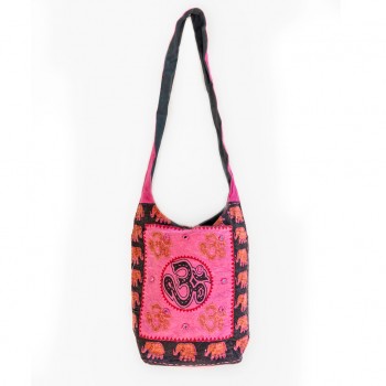 AUM Bag, Organic  Pink Stone Washed