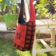 A-U-M Bag Organic Red Stone washed A-U-M Bag Organic Red Stone washed