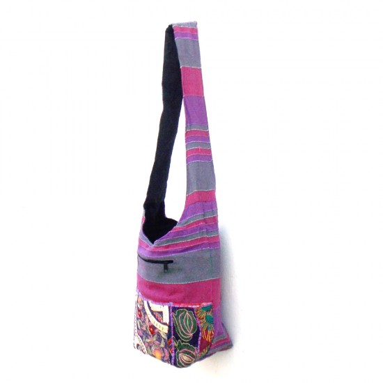 Blossoms Bag, Deep Purple Blossoms Bag, Deep Purple