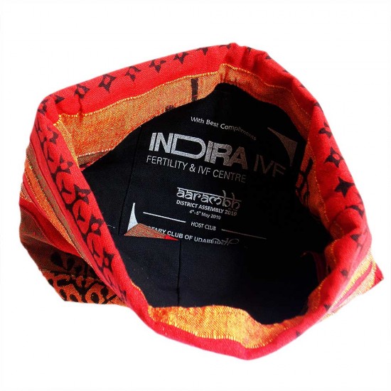 Yogis Bag Khadi Cotton Red