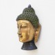 Brass Buddha Head Wall Mounted - Greenish Brass Buddha Head Wall Mounted - Greenish