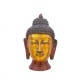 Brass Buddha Head Wall Mounted Redish Brass Buddha Head Wall Mounted Redish