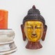 Brass Buddha Head Wall Mounted Redish Brass Buddha Head Wall Mounted Redish