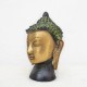 Brass Buddha Head Green Brass Buddha Head Green