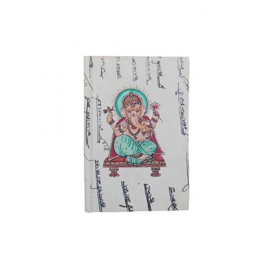 Calligraphy Old Paper Journal, (Ganesha Ji)