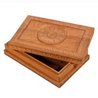 Teak Wood Carved Box (Semi finished)