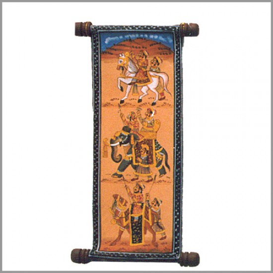 Painting on Scroll - Vertical Painting on Scroll - Vertical