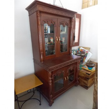 Teak Wood Cabinet - Cherry Polish