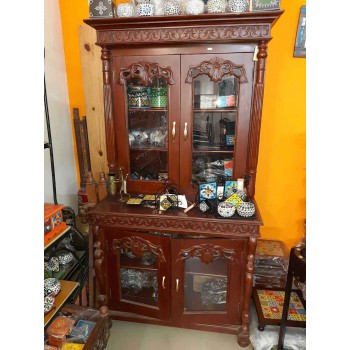 Teak Wood Cabinet - Cherry Polish