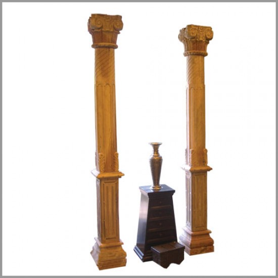 Wooden Carved Pillar