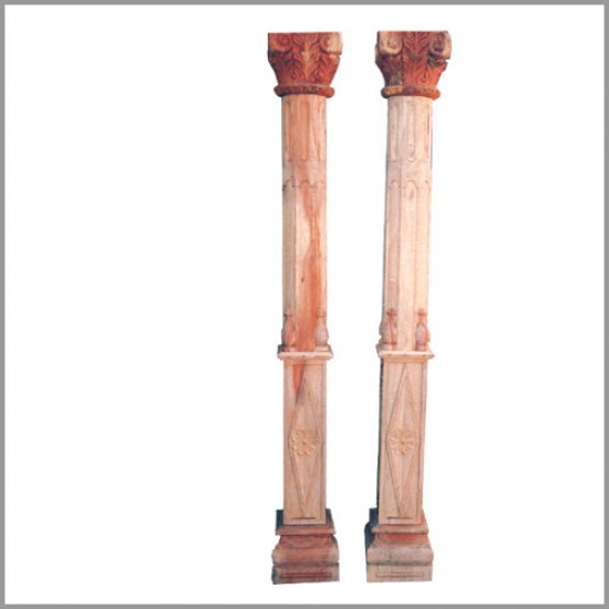 Wooden Carved Pillar Wooden Carved Pillar