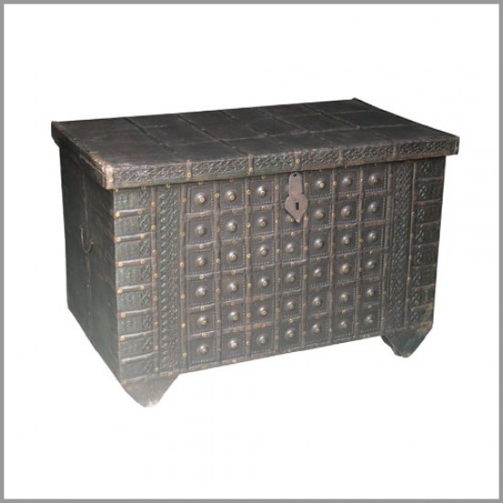 Metal Artwork Pitara Treasure Box Metal Artwork Pitara Treasure Box