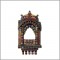 Wooden Painted Jharokha 27 Inches