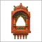 Wooden Painted Jharokha 27 Inches