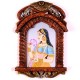 Jharokha Frame 18 Inches - Golden & Copperish
