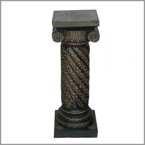 Painted Twisted Rope Pillar 24 Inch Painted Twisted Rope Pillar 24 Inch