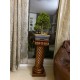 Antique Mettalic Twisted Rope Wooden Pillar 24 Inch Antique Mettalic Twisted Rope Wooden Pillar 24 Inch