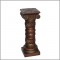 Antique Mettalic Royal Wooden Pillar 30 Inch