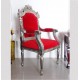 White Metal Maharaja Chair White Metal Maharaja Chair