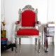 White Metal Maharaja Chair White Metal Maharaja Chair