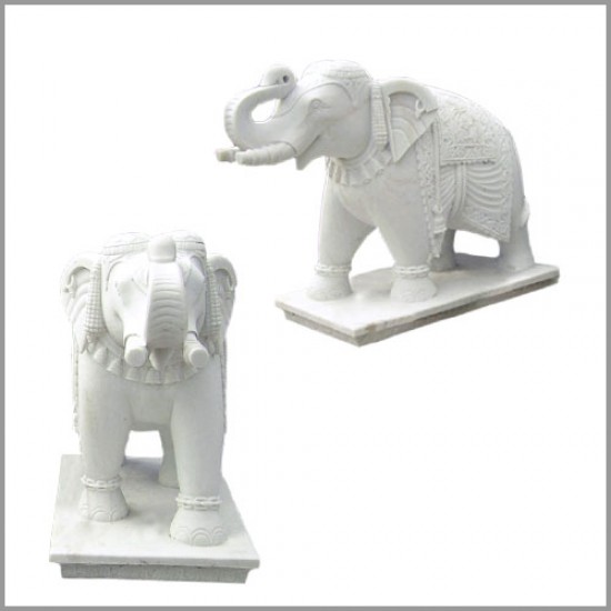 Handmade Marble Elephant