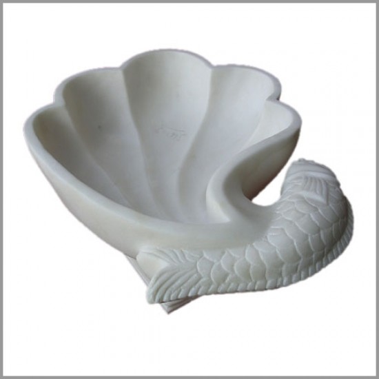 Marble Lotus Bowl